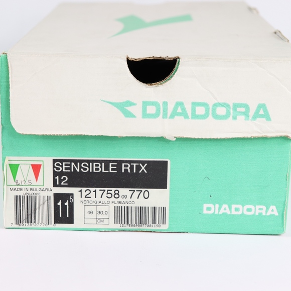 Vtg New Diadora Mens 11.5 K Leather Soccer Shoes main image 5